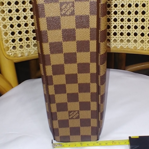 Louis Vuitton Damier Ebene Canvas Shoulder Baguette Brown - Picture 5 of 12